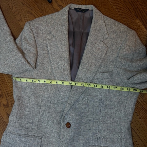 Robert Stock Vintage Classic Tweed Men's Sport Coat size 42R 100% Pure WOOL